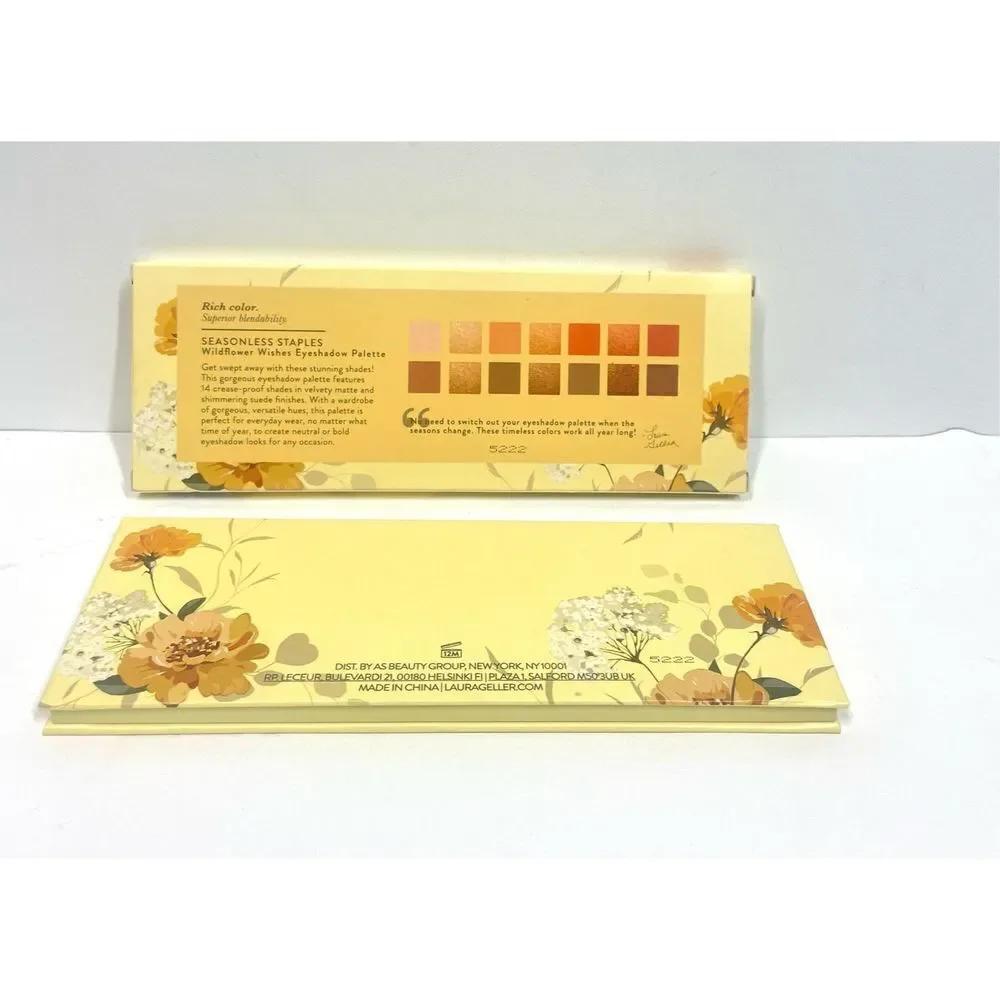 Laura Geller Wildflower Wishes Seasonless Staples Palette 14 Eyeshadows New